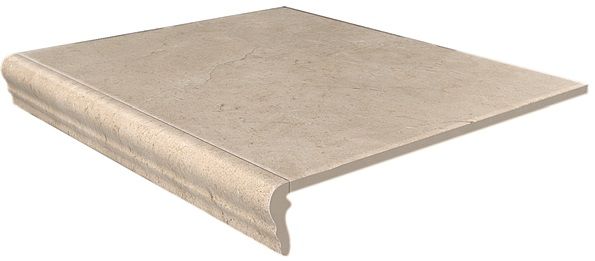 Керамогранит Kerama Marazzi Ступень фронтальная Фаральони беж 42х34