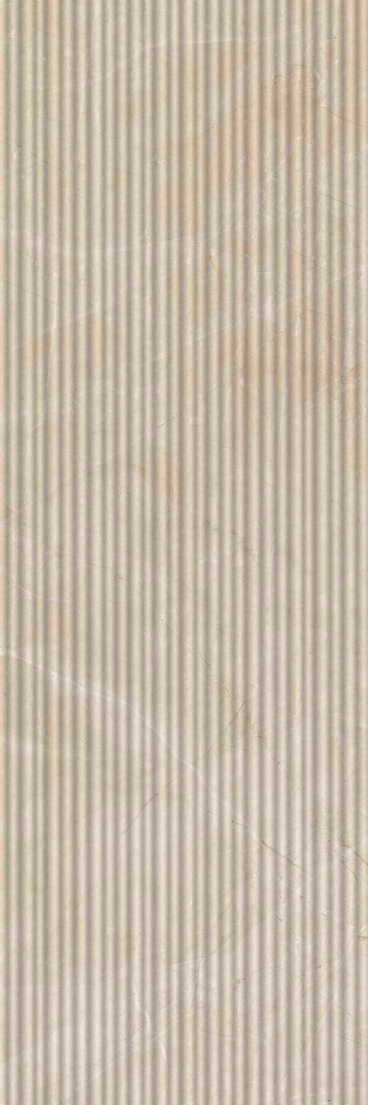 Керамическая плитка Marazzi Italy Плитка Marbleplay Marfil Struttura Mikado 3D Rett. 30х90