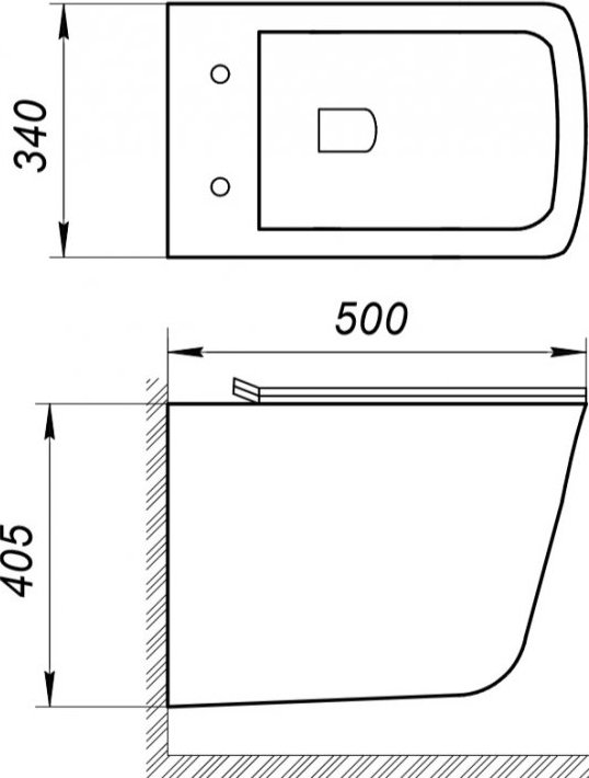 Унитаз подвесной безободковый BelBagno Marmi BB052CHR белый