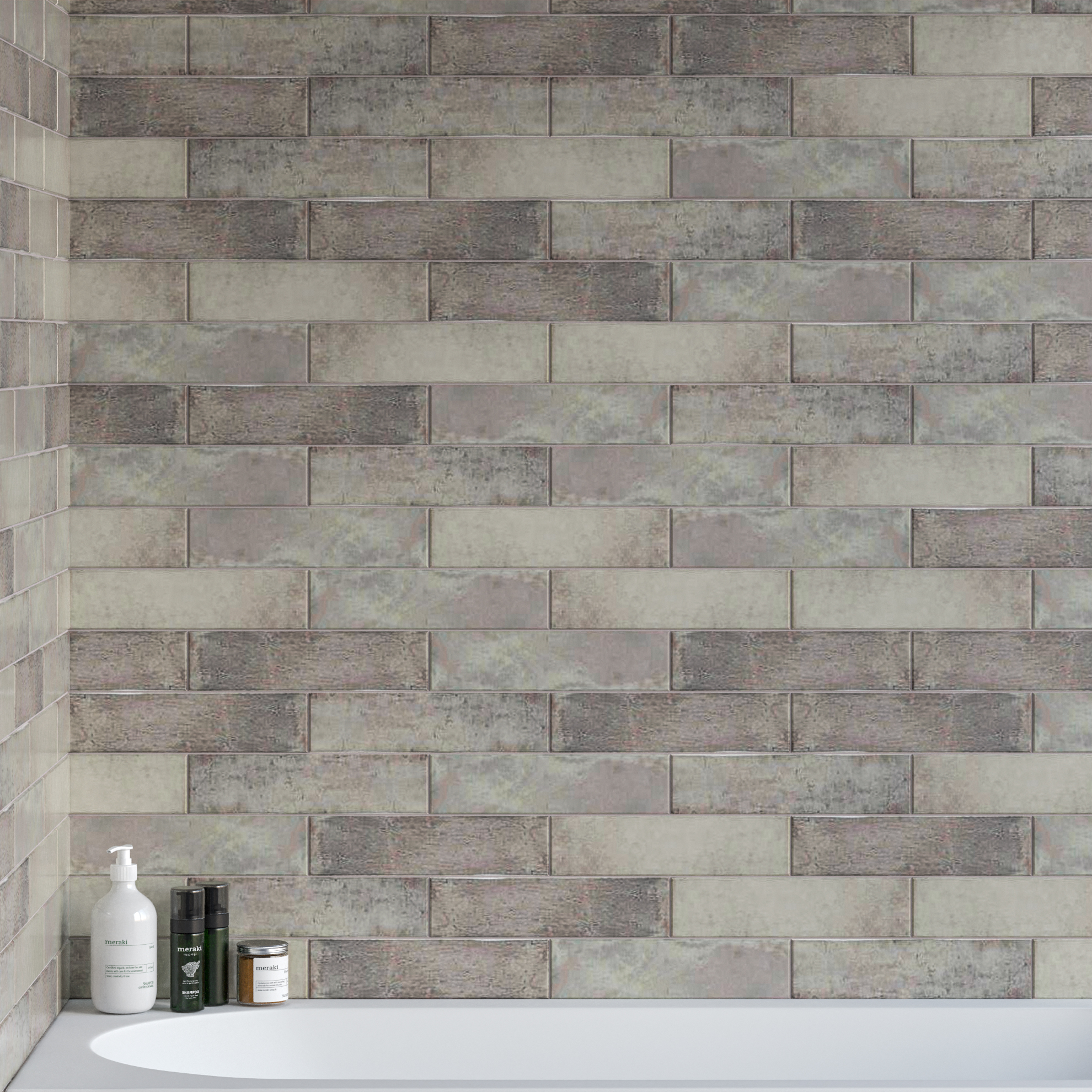 Керамогранит Marazzi Italy Terramix Bianco 7х28
