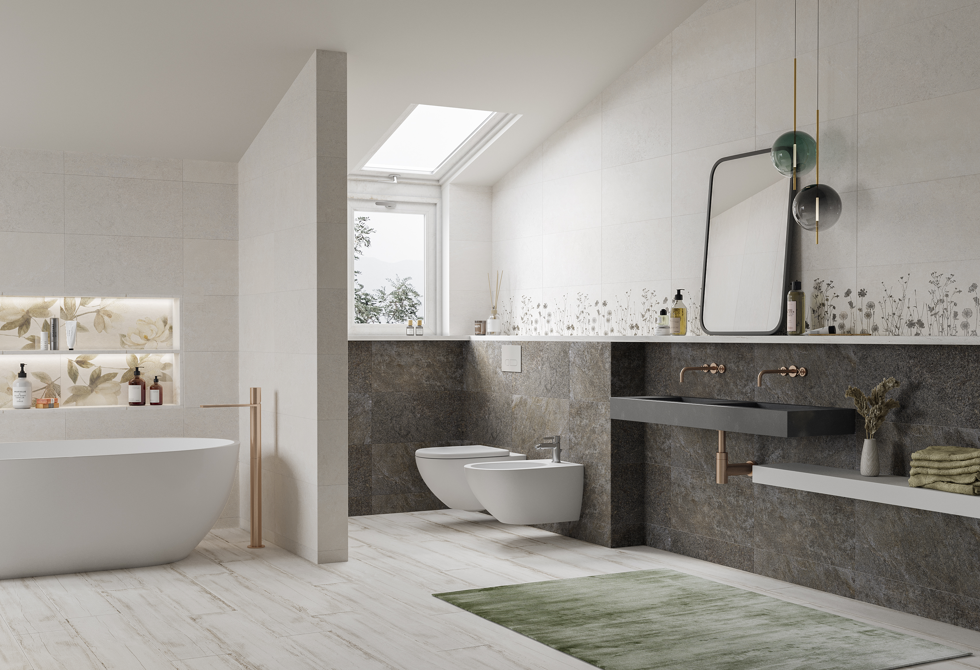 Керамическая плитка Creto Декор Pernelle A 31х61