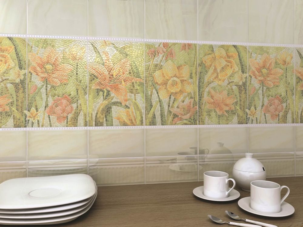 Керамогранит Kerama Marazzi Летний сад фисташковый 40,2х40,2