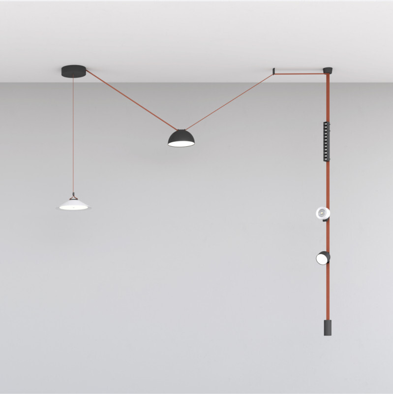 Трековый светильник BELTY GRILL DK5571-BK