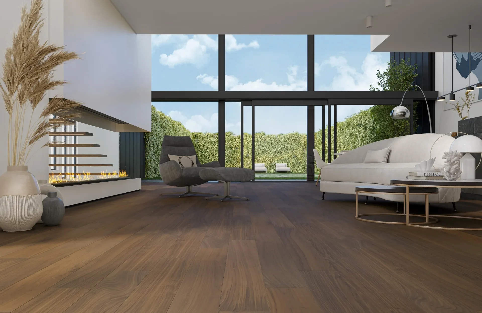 Кварцевый паркет Quartz Parquet Классик 5 мм Орех Американский 400-29