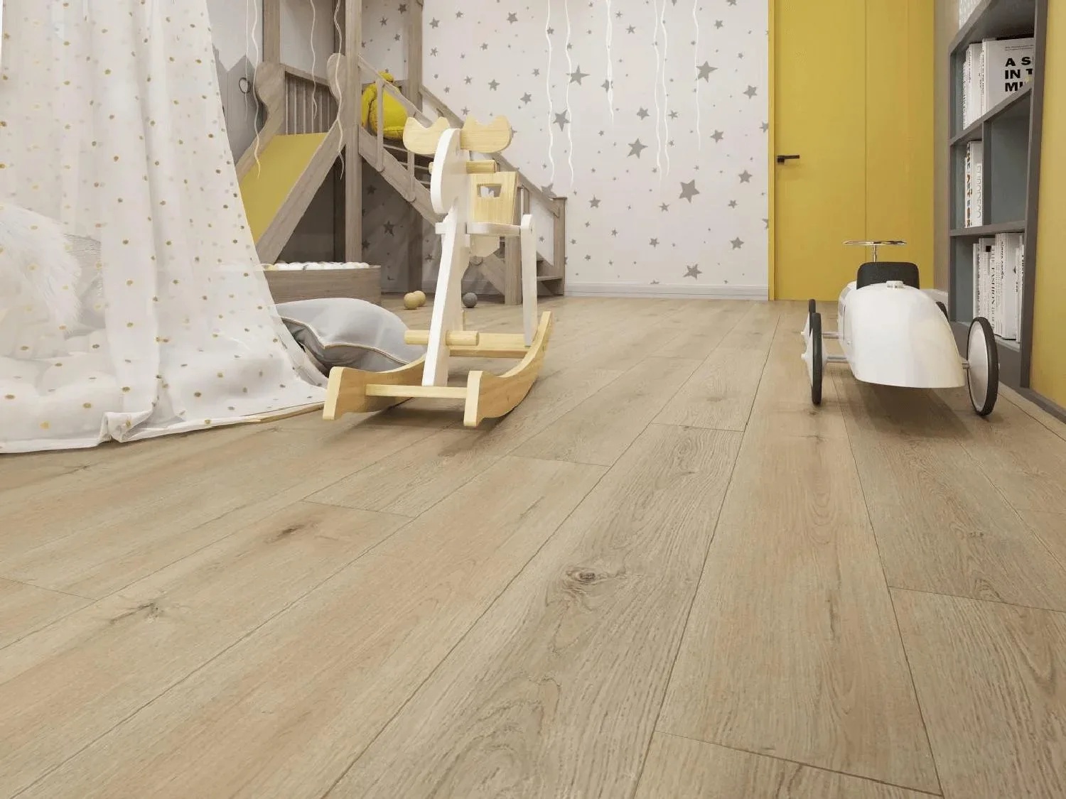 LVT плитка Дуб Миндальный ЕСО 3-27
