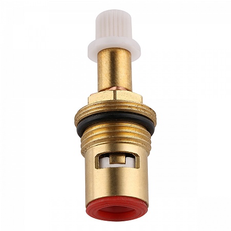 Кран-букса LM8096R-BL М18 х1.5 (20 шлицов) с керам. прокладками, поворот 90°, горячая. блистер