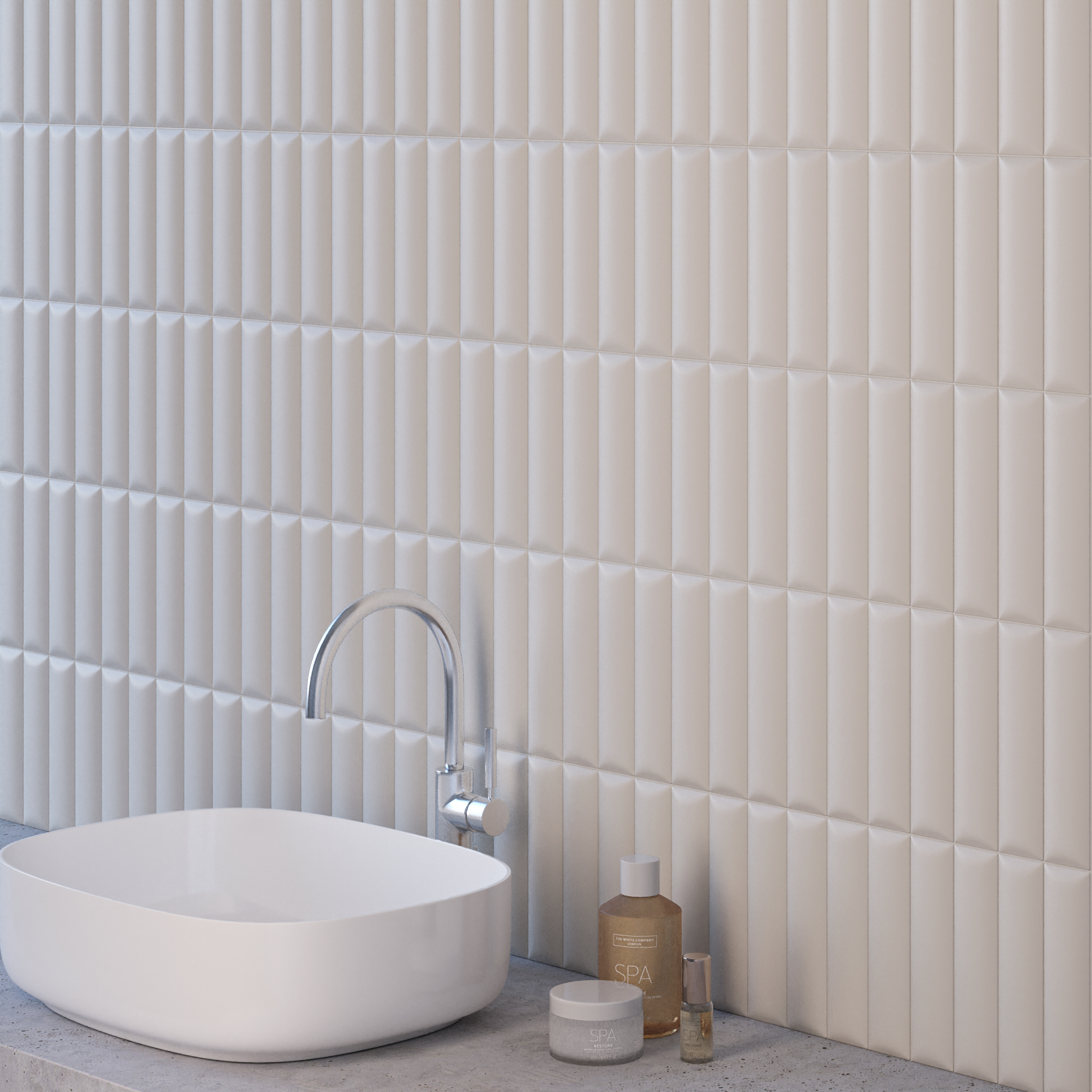 Керамическая плитка Ape Ceramica Плитка Three-D Grey 5х20
