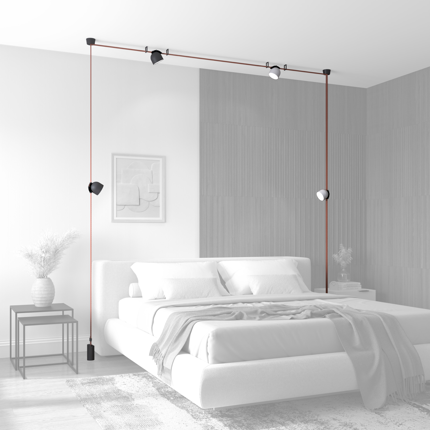 Трековый светильник BELTY SPOT DK5542-WH+BK