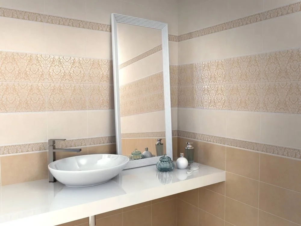 Керамическая плитка Kerama Marazzi Декор Золотой пляж Орнамент 20х30