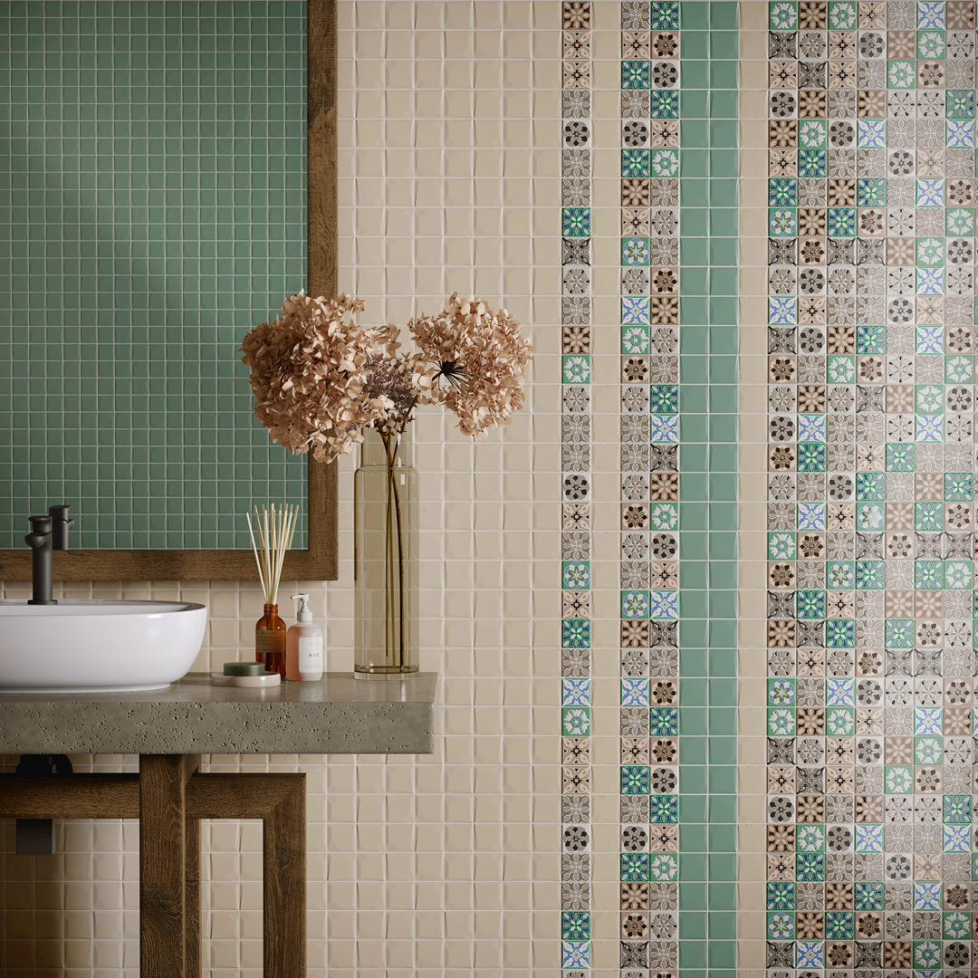 Керамическая плитка Kerama Marazzi Вставка Анвер 1 серый 4,85х4,85