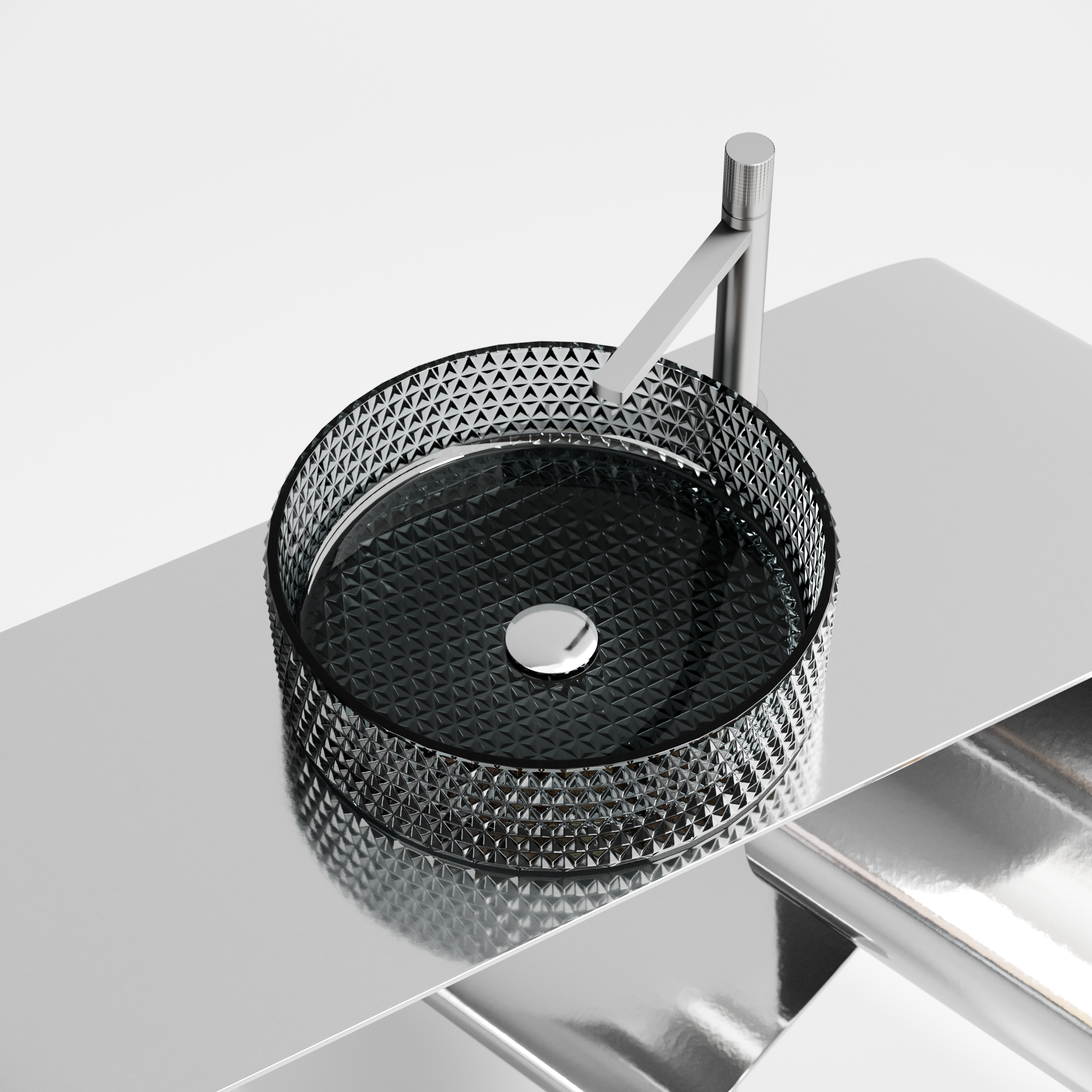 Рукомойник Ceramica Nova Cristal 36 см CN6060 черная