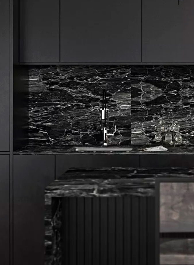 Керамогранит Kerama Marazzi Парнас антрацит лаппатированный 40х80