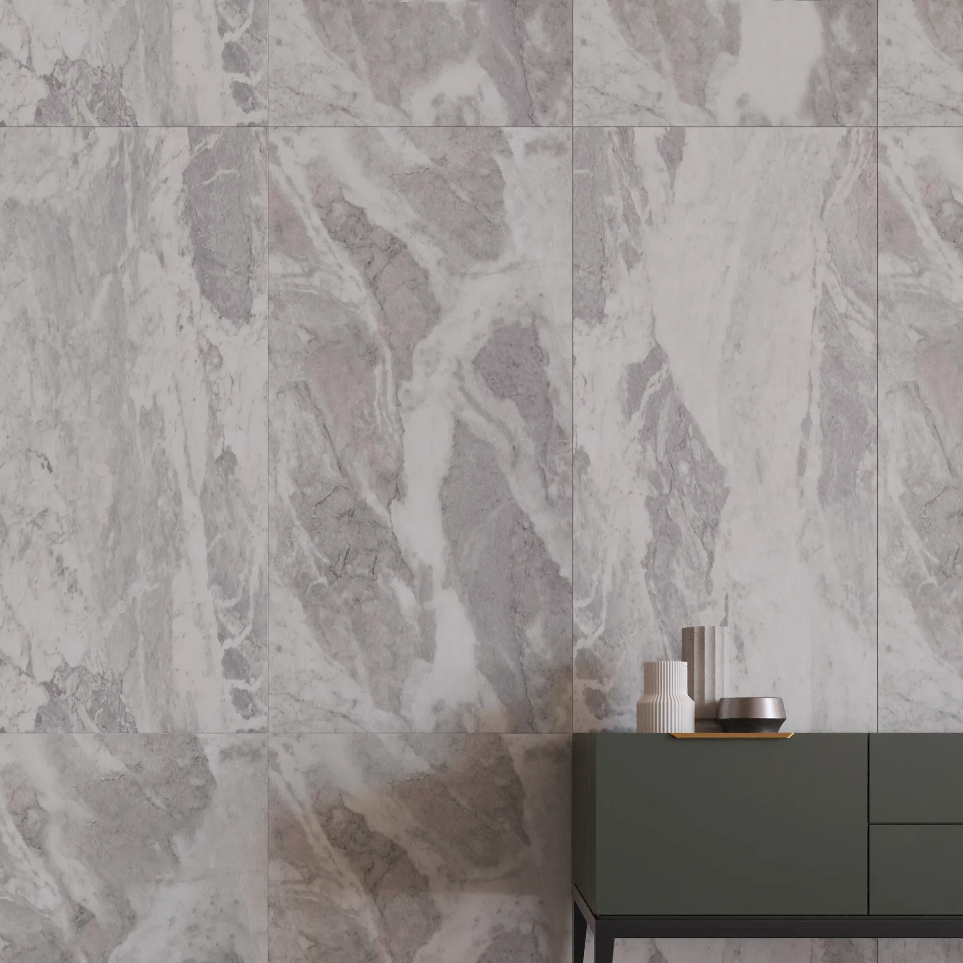 Керамогранит Kerama Marazzi Альбино серый обрезной 60х119,5