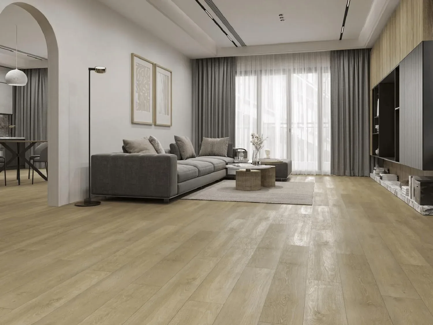 LVT плитка Дуб Скандинавия ЕСО 3-36