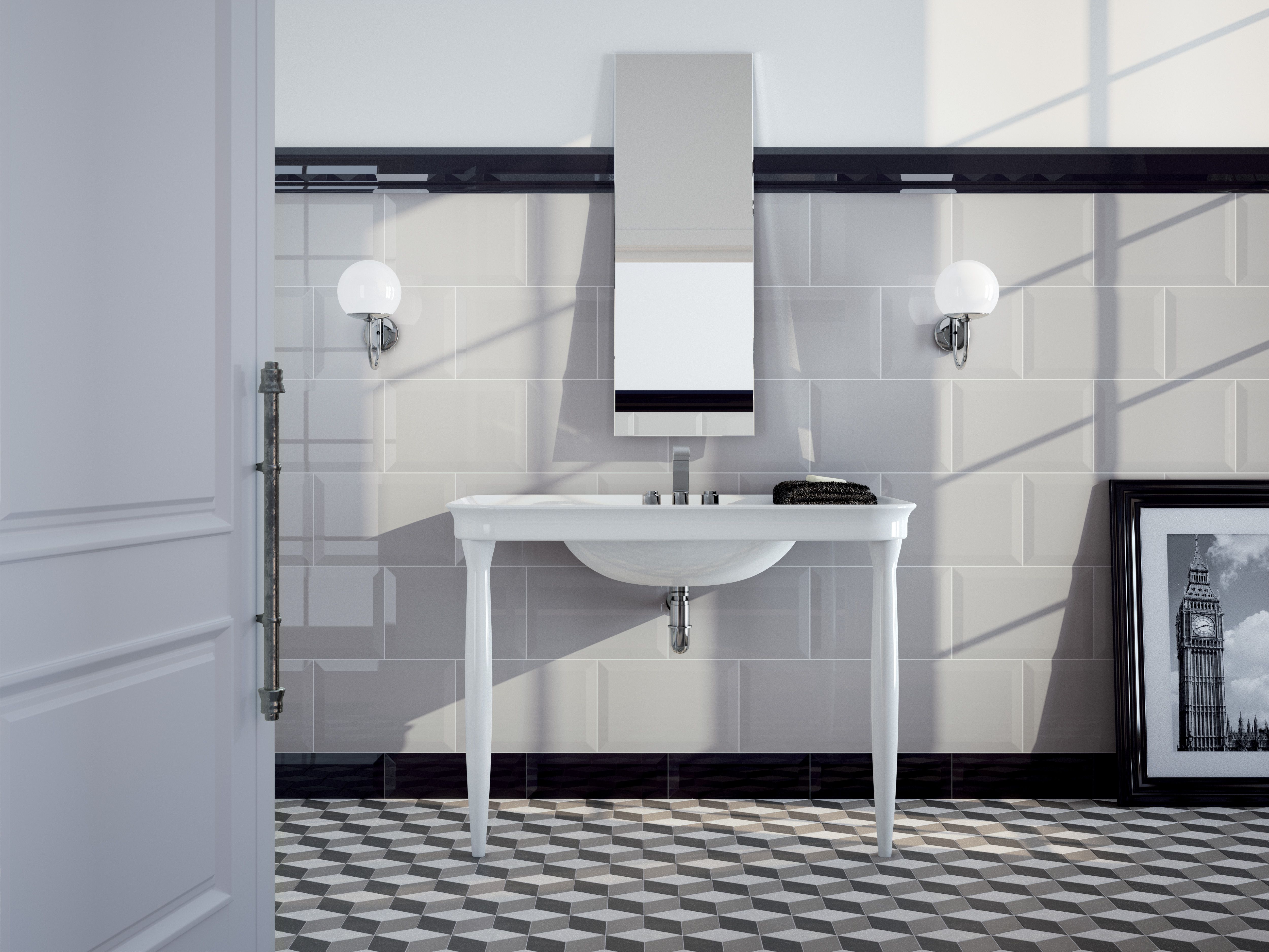 Керамическая плитка Marazzi Italy Вставка Angolare -MERTON Gris 1,5х1,5