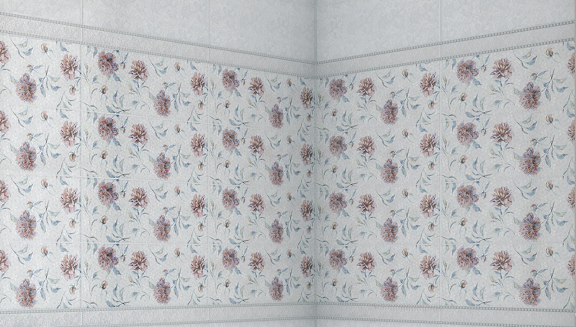 Керамическая плитка Kerama Marazzi Плитка Ковентри Цветы 40,2х40,2