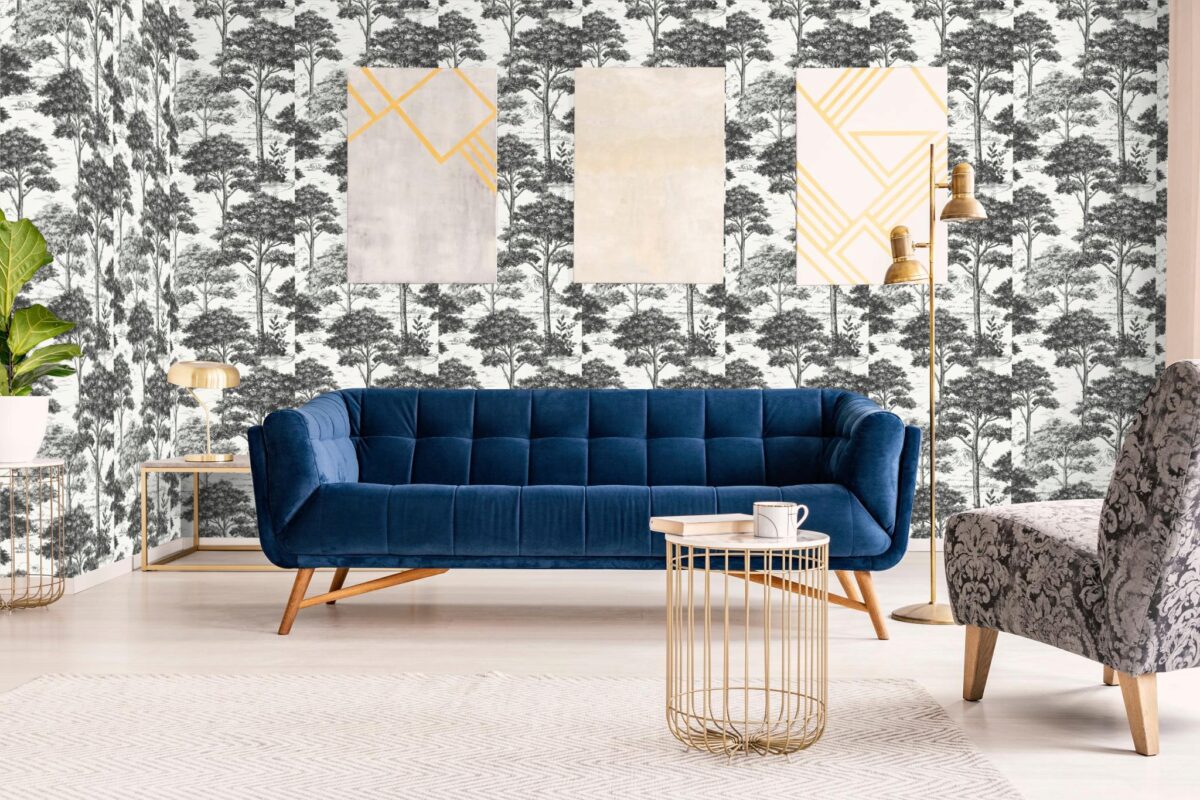 MN 3013 Обои Grandeco (Maison) (1*12) 10,05х0,53 винил на флизелине