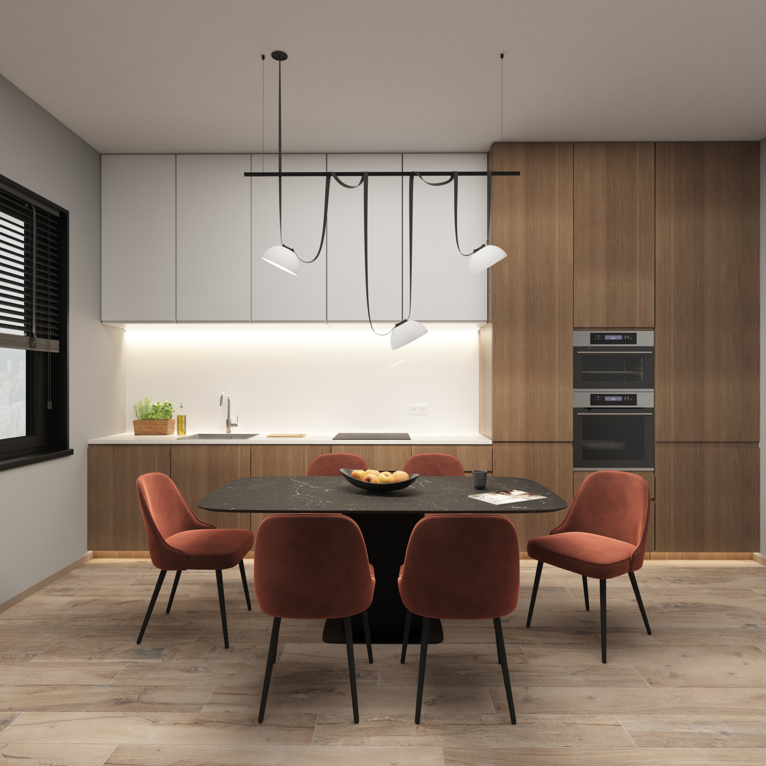 Трековый светильник BELTY SMART FLOW DK5660-WH+BK