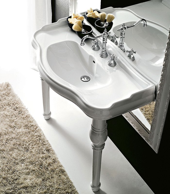 Раковина Kerasan 100 Retro 1050 bi*1 100x55 см