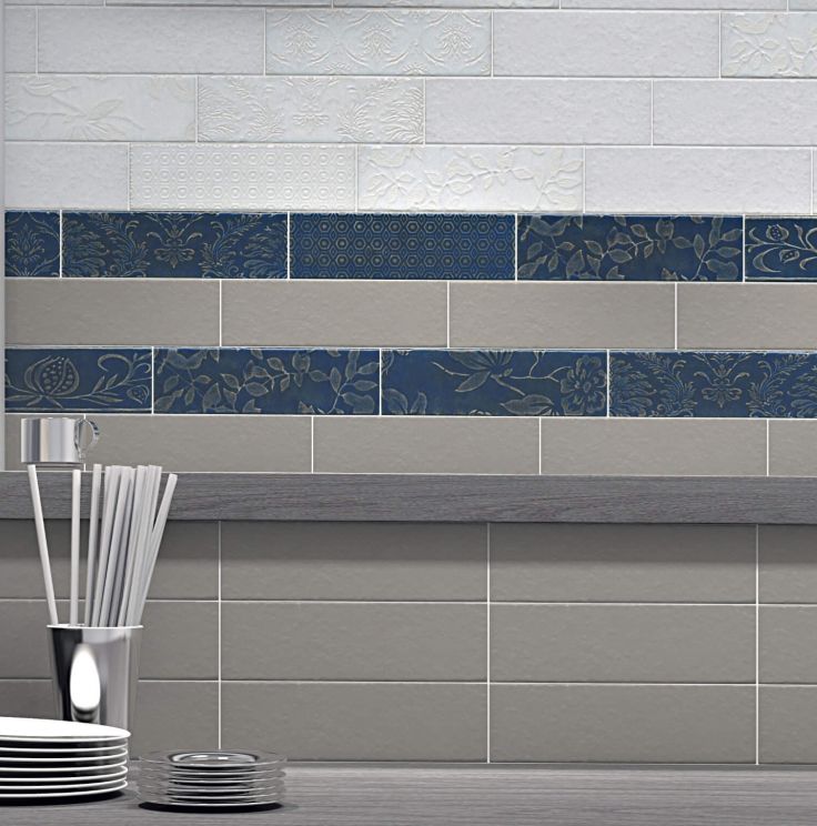 Керамическая плитка Kerama Marazzi Панно Кампьелло зеленый 51x28,5 (6 частей)