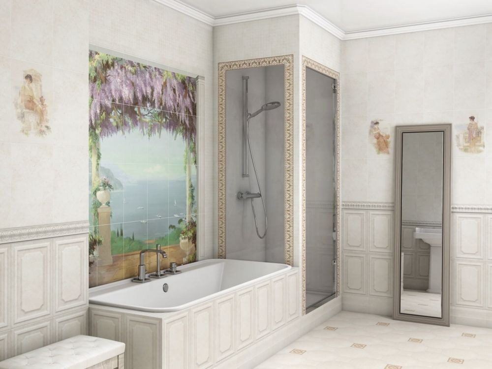 Керамическая плитка Kerama Marazzi Декор Лаурито мозаичный 25х40