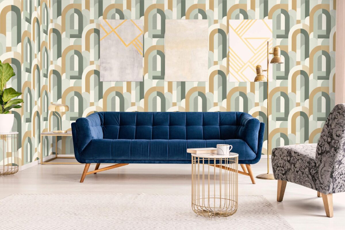 MN 3609 Обои Grandeco (Maison) (1*12) 10,05х0,53 винил на флизелине
