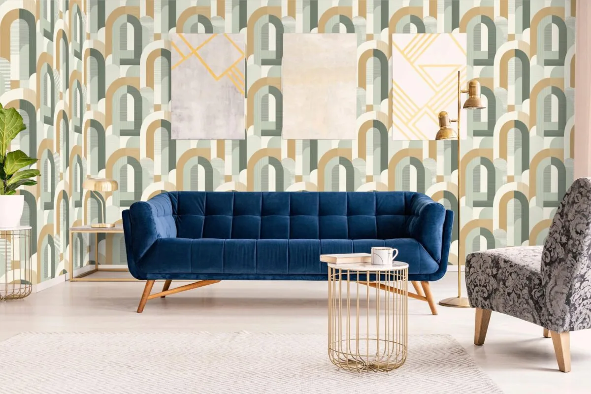 MN 3609 Обои Grandeco (Maison) (1*12) 10,05х0,53 винил на флизелине