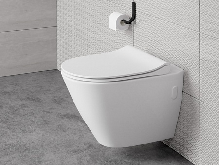 Подвесной унитаз Cersanit CITY OVAL Clean On DPL EO slim