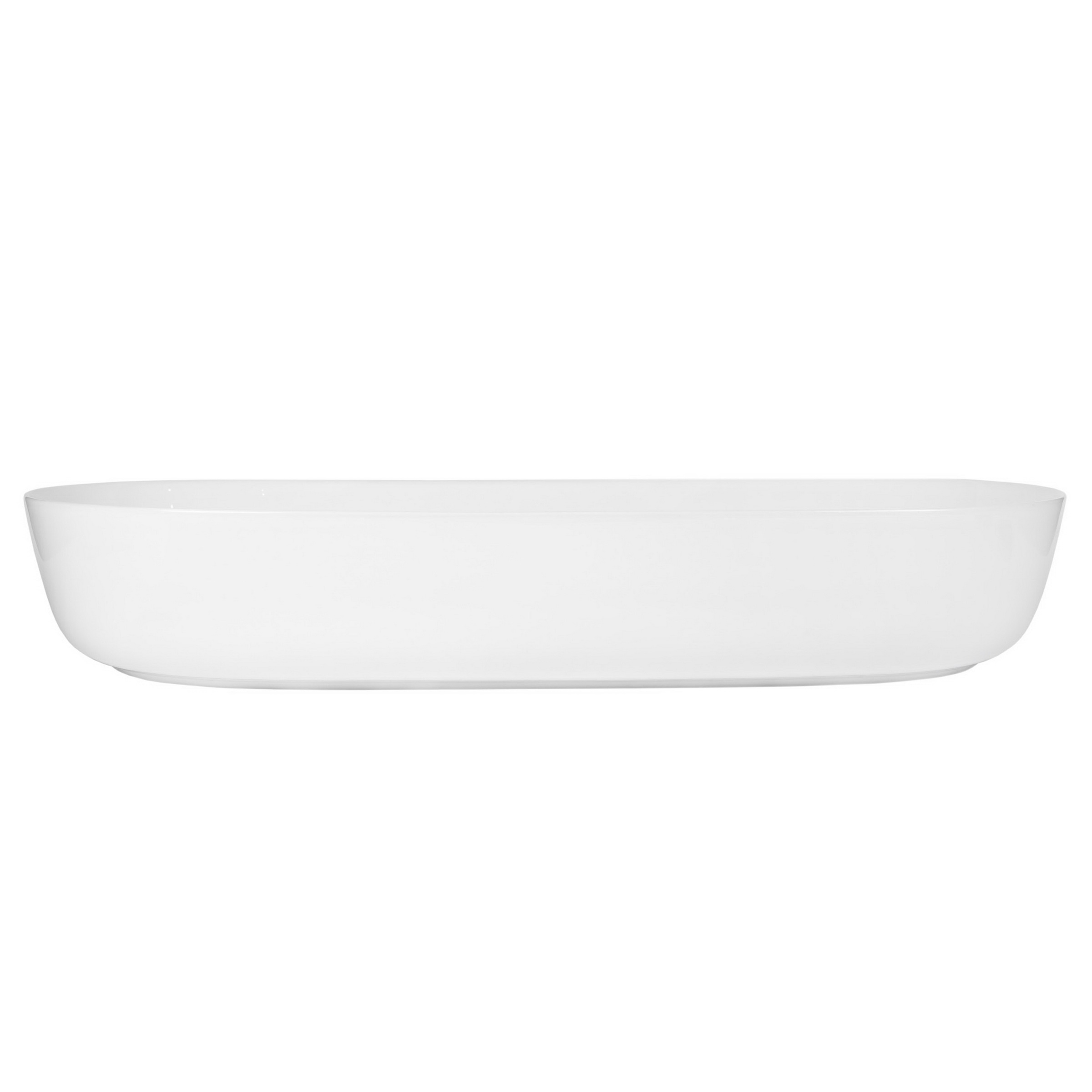 Раковина Bond Oval 80 см белая глянцевая