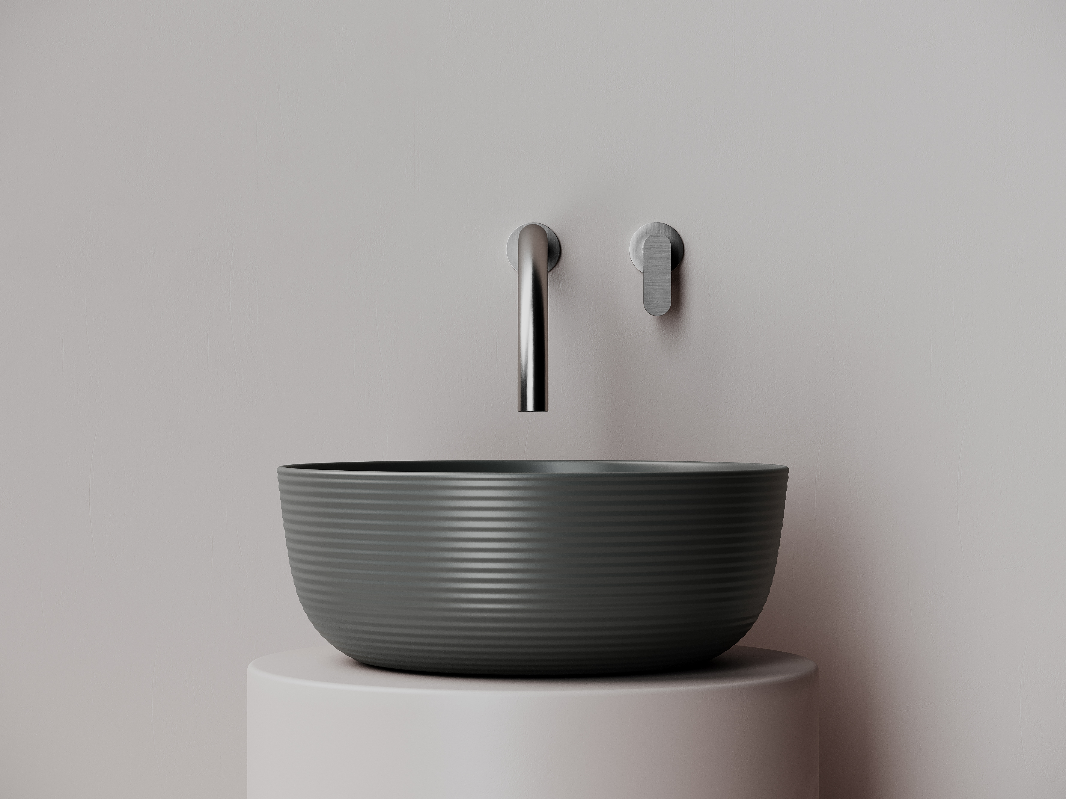 Раковина Ceramica Nova Element 36 см CN6073MDH темный антрацит матовый
