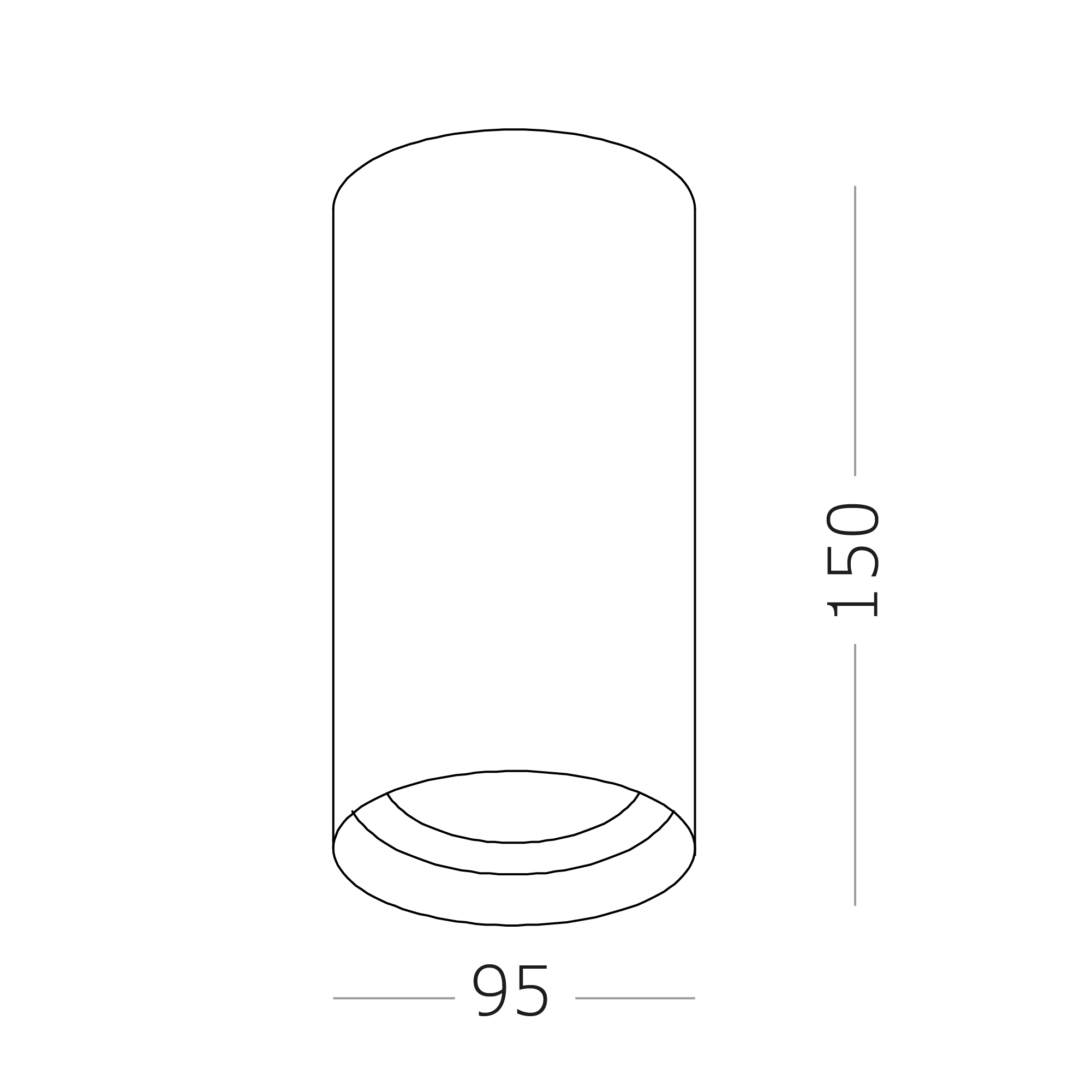 Светильник накладной LED 20W 3000K