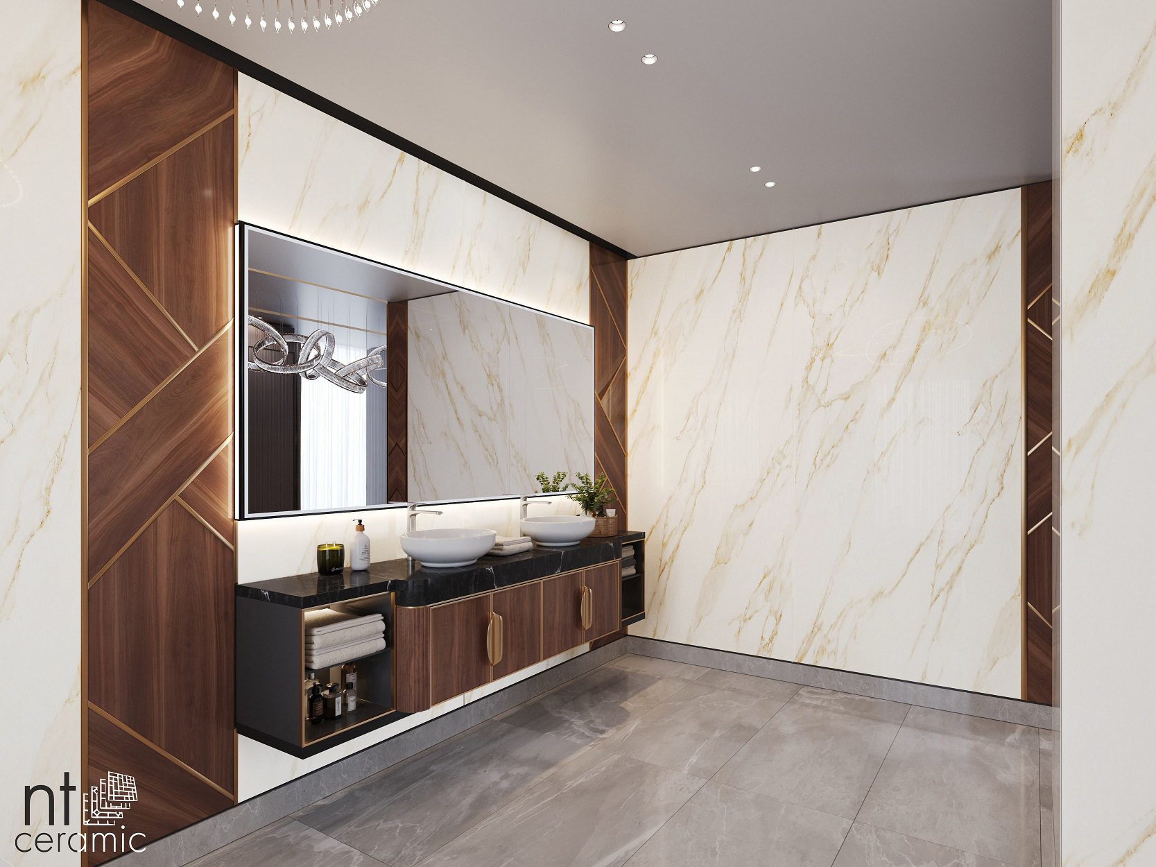Керамогранит Arabesco Gold