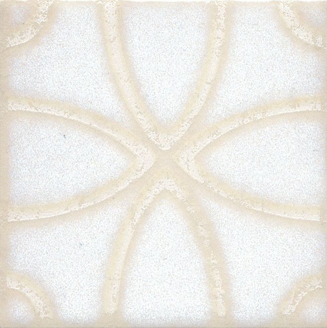 Керамическая плитка Kerama Marazzi Вставка Амальфи орнамент белый 9,9х9,9