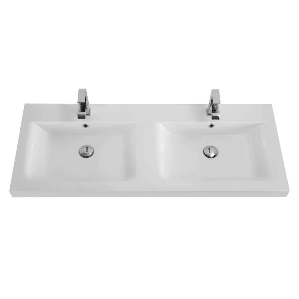 Раковина Cezares Eco 120 см CZR-1200/480-2-LV-MR-ECO белый