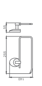 Полотенцедержатель HAIBA HB1603-2