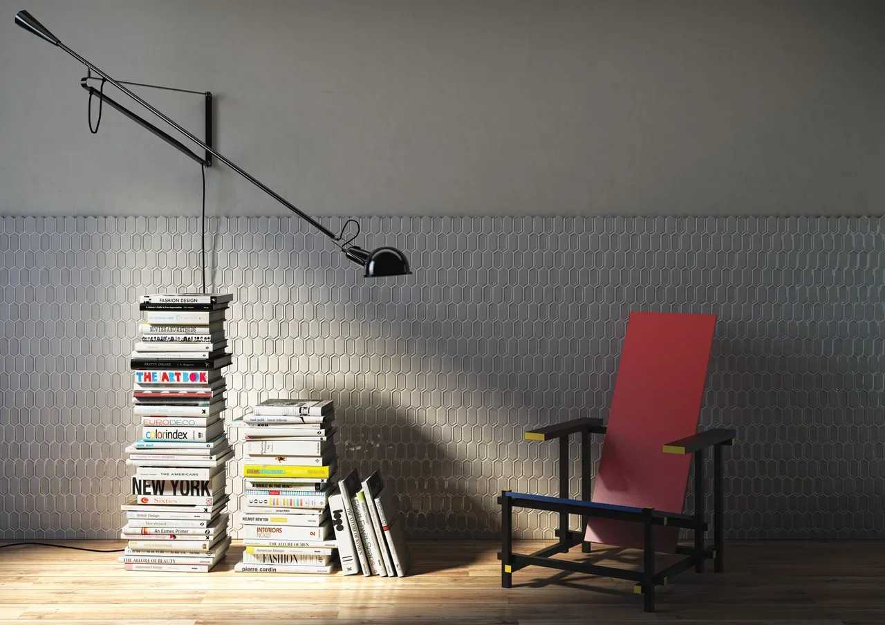 Мозаика LeeDo & Caramelle Crayon White glos (38x76x8) 27,8x30,4