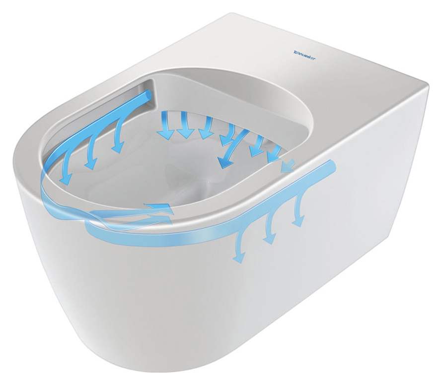 Подвесной унитаз Duravit ME by Starck 2530090000 безободковый