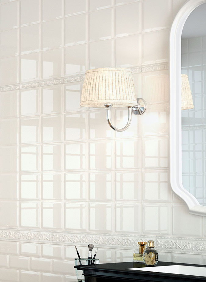 Керамическая плитка Carmen Плитка Caprichosa Blanco 15х15