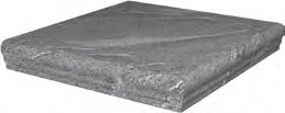 Керамогранит Kerama Marazzi Ступень угловая Бореале серый тёмный 30х30