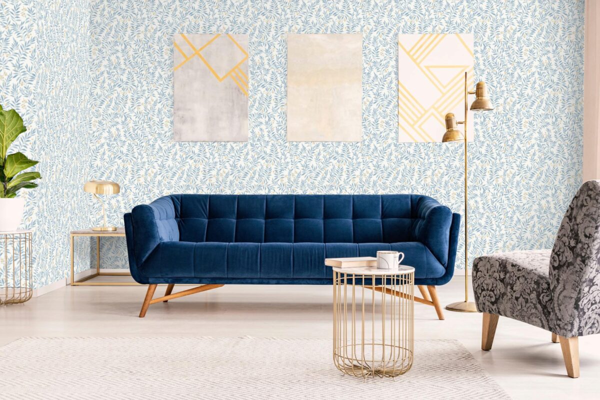 MN 3407 Обои Grandeco (Maison) (1*12) 10,05х0,53 винил на флизелине
