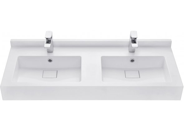 Раковина Aquaton Сакура 120 1A72433KSK010 белая двойная