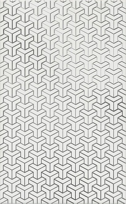 Керамическая плитка Kerama Marazzi Декор Ломбардиа белый 25х40