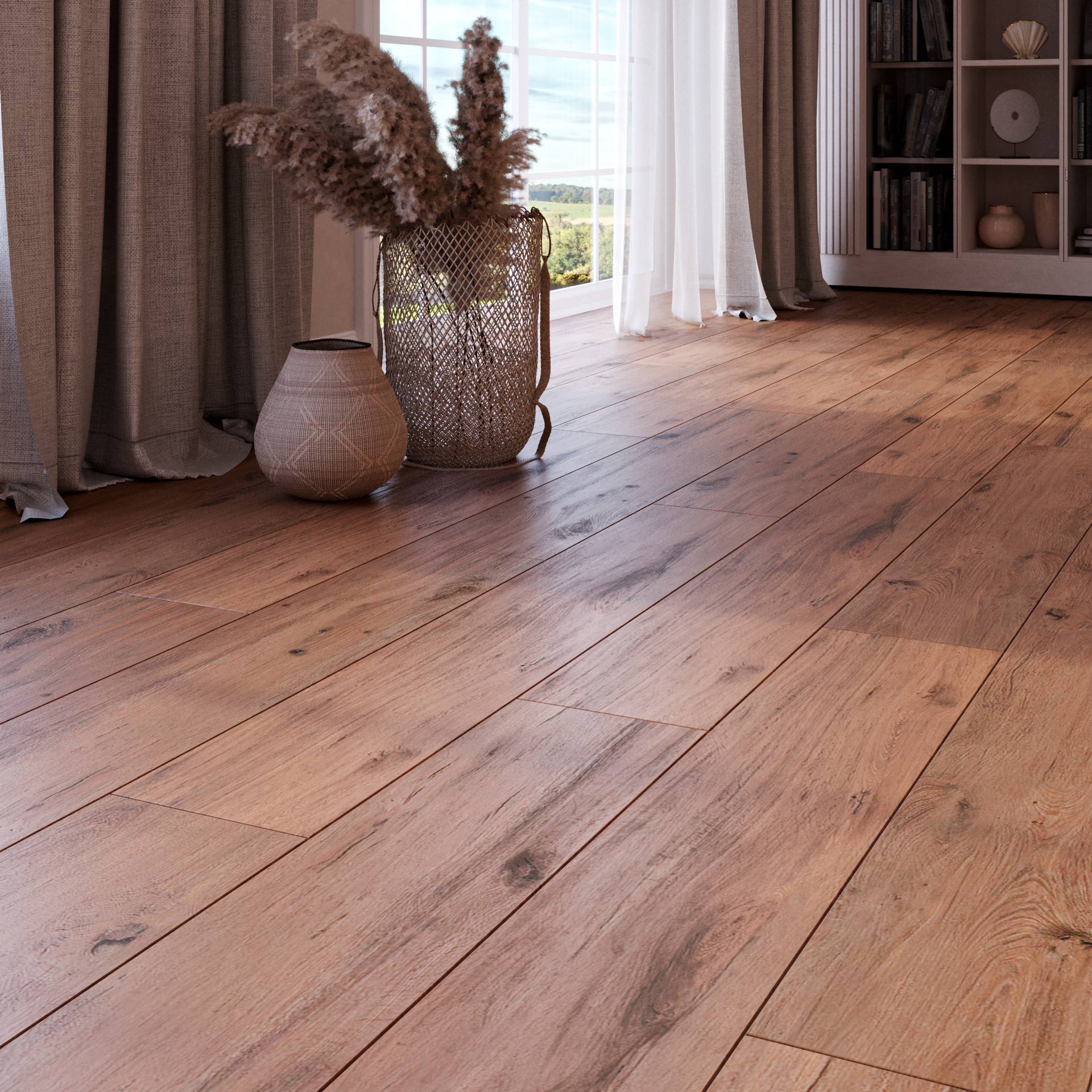 Керамогранит Kerama Marazzi Сальветти беж тёмный обрезной 20х119,5