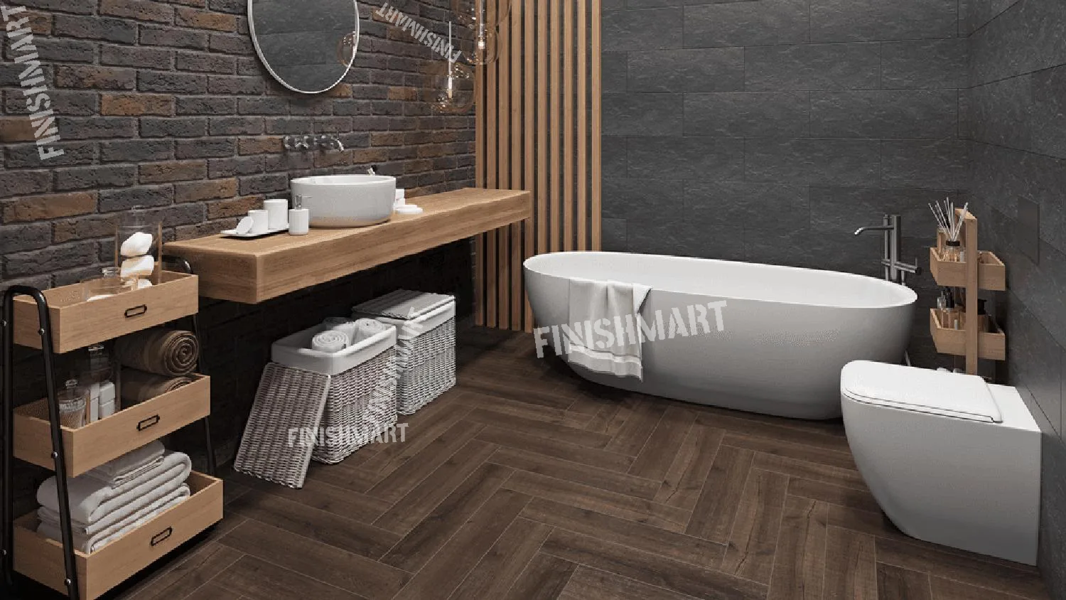 LVT плитка Дуб Альферац ECO 16-22