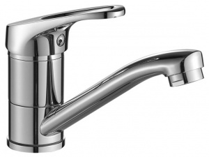 Смеситель Decoroom DR21012 одноручный для умывальника с поворотным изливом, хром
