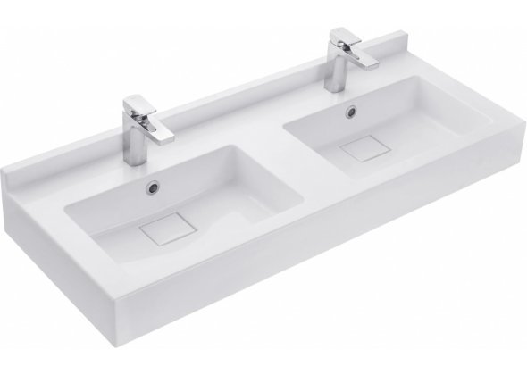 Раковина Aquaton Сакура 120 1A72433KSK010 белая двойная