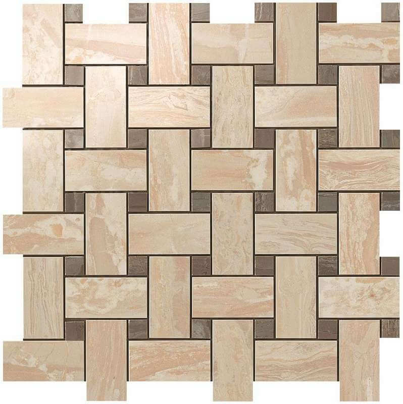 S.M. Woodstone Champagne Twist Mosaic (600110000070) Керамическая плитка