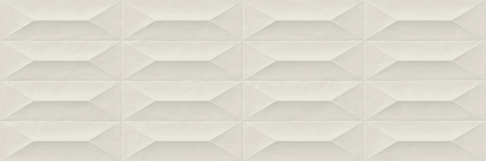 Керамическая плитка Marazzi Italy Плитка Colorplay Cream Struttura Cabochon 3D Rett. 30х90