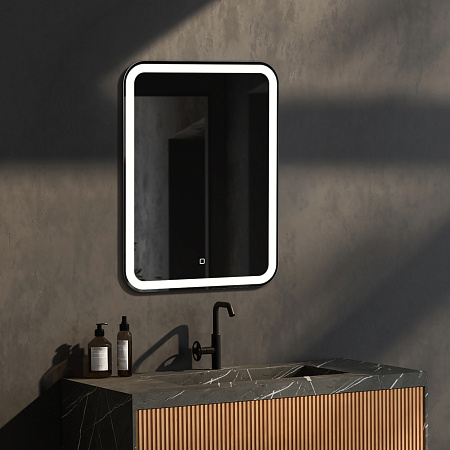 Зеркало Silver Mirrors Malta - Lite 600х800 (открытая LED-подсветка, гор/вер.крепление, сенсорный вы