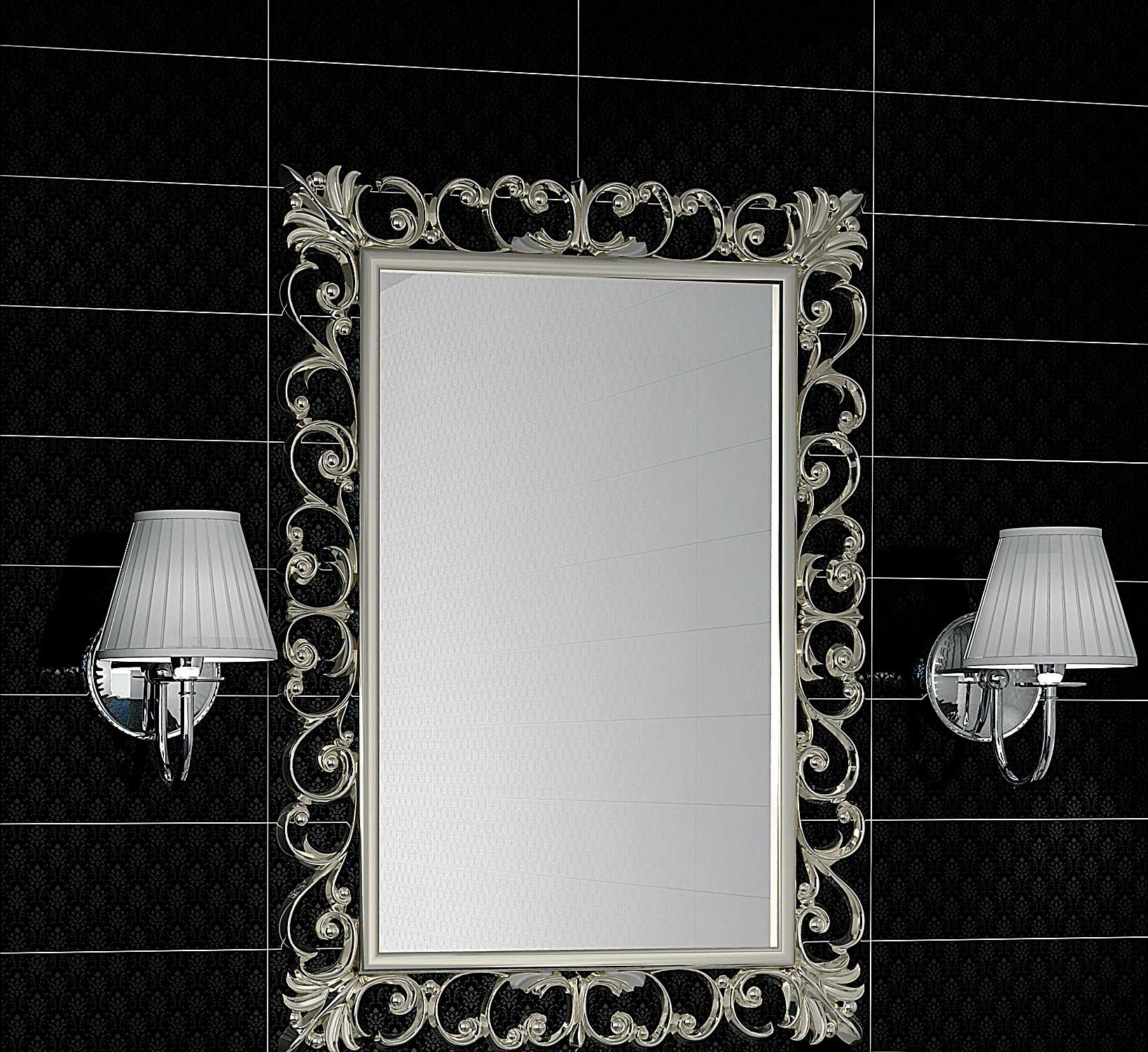 Керамическая плитка Kerama Marazzi Бордюр Карандаш Бисер черный золото 1,4х20